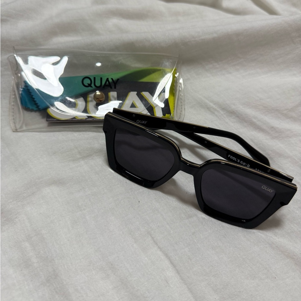 Quay Fool’s Good Black Sunglasses